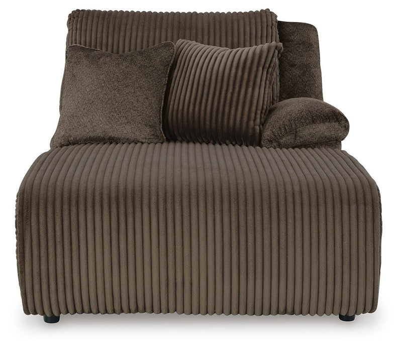 Ashley Furniture Top Tier Sofa Chaise Sectional with plush cushions and modern design, shown from front view.