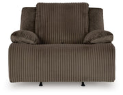Ashley Furniture Top Tier Recliner with plush cushioning and classic design, shown in a head-on view.