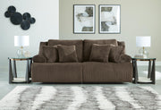 Ashley Furniture Top Tier sectional loveseat with plush cushions and modern design, shown in a closed position.