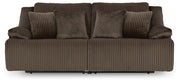 Ashley Furniture Top Tier sectional loveseat with plush cushions and modern design, shown in a stylish living room setting.