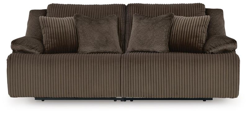 Ashley Furniture Top Tier sectional loveseat with plush cushions and modern design, shown in a stylish living room setting.