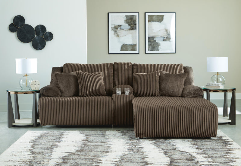 Ashley Furniture Top Tier living room set with plush sofa and matching armchair, stylish upholstery, and modern design.