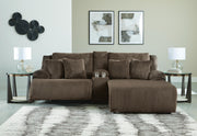 Ashley Furniture Top Tier living room set with sofa and armchair, featuring neutral upholstery and modern design.