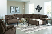 Ashley Furniture Top Tier living room set with sofa and armchair, featuring neutral upholstery and modern design.