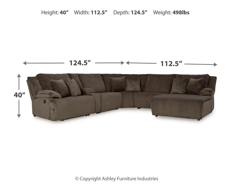 Ashley Furniture Top Tier living room set with a sofa and armchair, featuring plush upholstery and modern design.