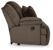 Ashley Furniture Top Tier sofa chaise sectional with plush fabric and modern design, shown from the side view.