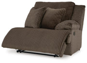 Ashley Furniture Top Tier sectional sofa chaise with open design, featuring plush cushions and modern upholstery in a stylish living room setting.