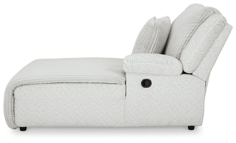 Ashley Furniture Top Tier sectional chofa with plush fabric, side view highlighting the modern design and comfortable seating.