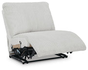 Ashley Furniture Top Tier Sectional Chofa shown from an angled open view, featuring plush cushions and modern design.