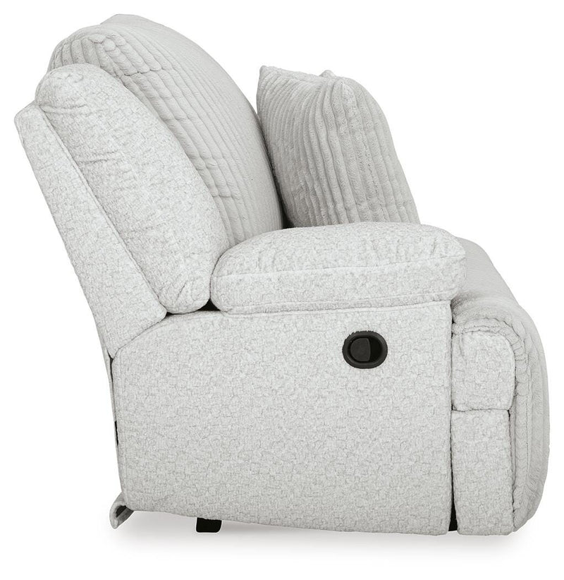 Ashley Furniture Top Tier Sectional Chofa with plush fabric, side view showing modern design and comfortable seating.