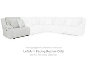 Ashley Furniture Top Tier reclining sectional sofa with chaise, featuring plush cushions and modern design in a warm neutral fabric.