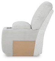Ashley Furniture Top Tier reclining sectional with chaise, featuring plush cushions and a modern design in a neutral fabric.