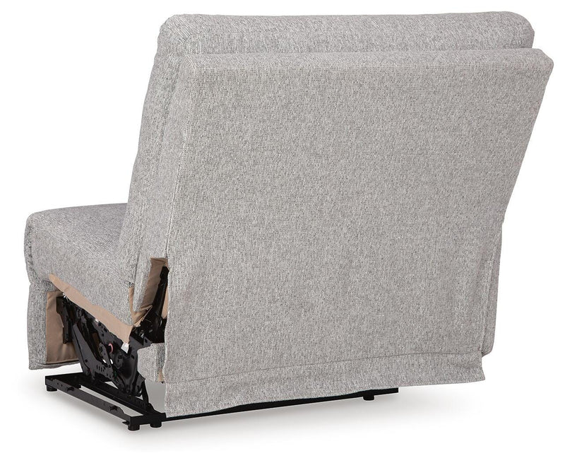Ashley Furniture Acklen Place sectional sofa with plush cushions and modern design, shown from the back in a stylish living room setting.