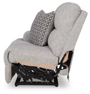 Ashley Furniture Acklen Place sectional sofa with plush cushions and fabric upholstery, shown in a living room setting.