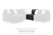 Ashley Furniture Midnight-Madness sectional sofa with plush cushions and modern design, shown in a stylish living room setting.