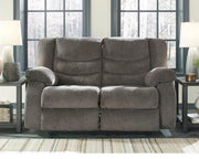 Ashley Furniture Tulen Living Room Set featuring a sofa, loveseat, and coffee table in a modern design.