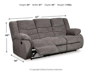 Ashley Furniture Tulen living room set with plush sofa and matching armchair in a modern design