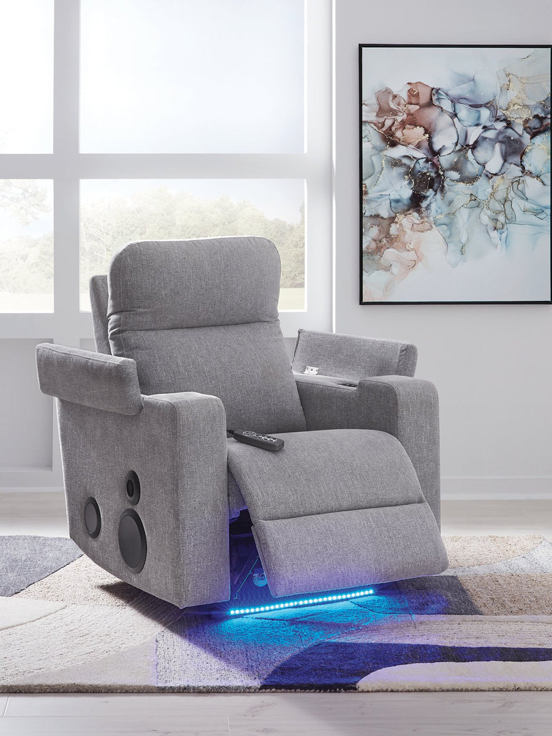 Pineland Power Glider Recliner with Audio System