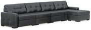 Ashley Furniture Brindley Pier living room set with sofa and loveseat featuring soft upholstery and modern design.