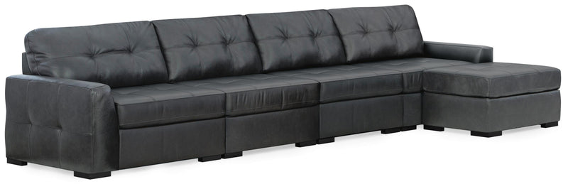 Ashley Furniture Brindley Pier living room set with sofa and loveseat featuring soft upholstery and modern design.