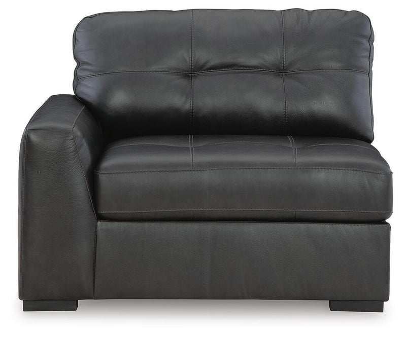 Ashley Furniture Brindley Pier living room set featuring a sofa and loveseat with plush cushions and neutral upholstery.