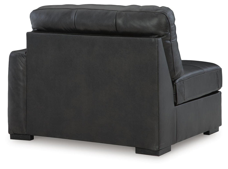 Ashley Furniture Brindley Pier living room set with sofa and armchair, featuring plush upholstery and contemporary design.
