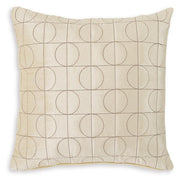 Set of four Ashley Furniture Kydner pillows with decorative fabric covers, perfect for adding style and comfort to your living space.