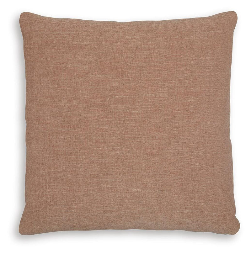 Set of four Ashley Furniture Brockbert pillows featuring soft fabric and modern design, perfect for contemporary home decor.