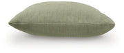 Set of four Ashley Furniture Brockbert pillows with colorful geometric patterns on soft fabric, perfect for sofa or bed decor.