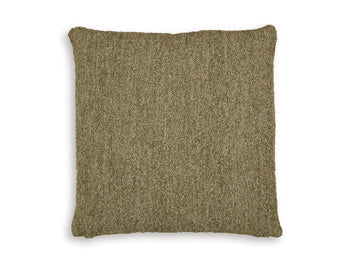 Set of four Ashley Furniture Macsen pillows featuring textured fabric and decorative patterns for cozy, stylish home decor.