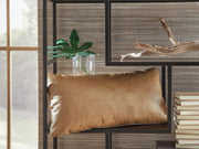 Set of four Ashley Furniture Danvale pillows with decorative fabric covers, arranged on a neutral background.
