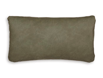 Set of four Ashley Furniture Danvale pillows with soft fabric covers, displayed on a cozy sofa.