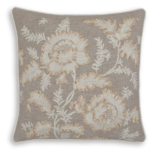 Set of four Ashley Furniture Viveka pillows featuring soft fabric and stylish design, perfect for sofa or bed decor.