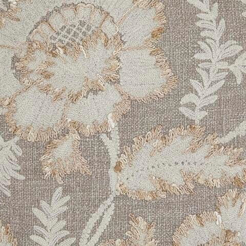 Set of four Ashley Furniture Viveka pillows with patterned fabric, decorative throw pillows for living room or bedroom decor.