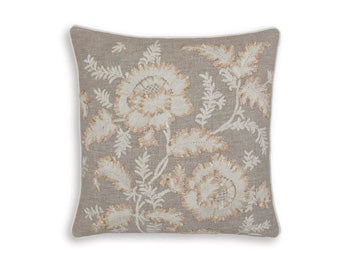 Set of four Ashley Furniture Viveka pillows featuring soft fabric and decorative patterns for stylish home decor.