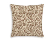 Set of four Ashley Furniture Altmontner pillows with patterned and solid fabric covers, suitable for home decor and comfort.