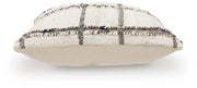 Set of four Ashley Furniture Wimings pillows with decorative fabric covers, arranged on a sofa for modern home decor.