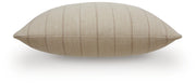 Set of four Ashley Furniture Valwick pillows with soft, textured fabric in neutral tones, perfect for home decor and comfort.