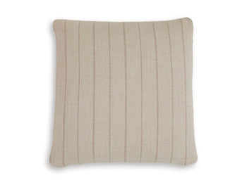 Set of four Ashley Furniture Valwick pillows with soft fabric covers and decorative patterns on a neutral background.
