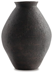 Ashley Furniture Hannela Vase, decorative ceramic vase with a sleek design, shown in a stylish indoor setting.