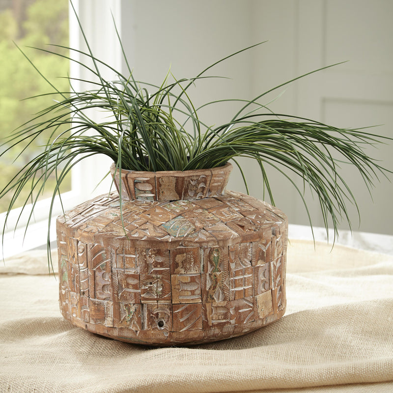 Ashley Furniture Meltland vase featuring a sleek, modern design with a smooth finish, perfect for contemporary home decor.