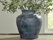 Ashley Furniture Meadie Vase, decorative ceramic vase with intricate design, perfect for enhancing home decor.