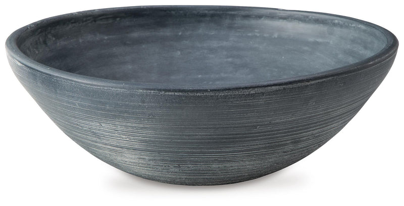 Ashley Furniture Meadie Bowl, stylish decorative bowl with a modern design, perfect for home decor or display.