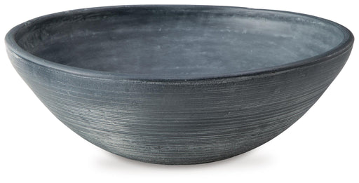 Ashley Furniture Meadie Bowl, stylish decorative bowl with a modern design, perfect for home decor or display.