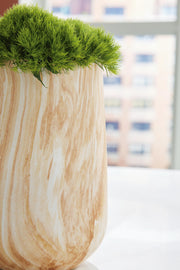 Ashley Furniture Cammen Vase, decorative ceramic vase with textured finish, shown in a close-up detail shot.