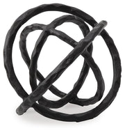 Set of two Ashley Furniture Barlee sculptures featuring modern abstract designs in neutral tones.