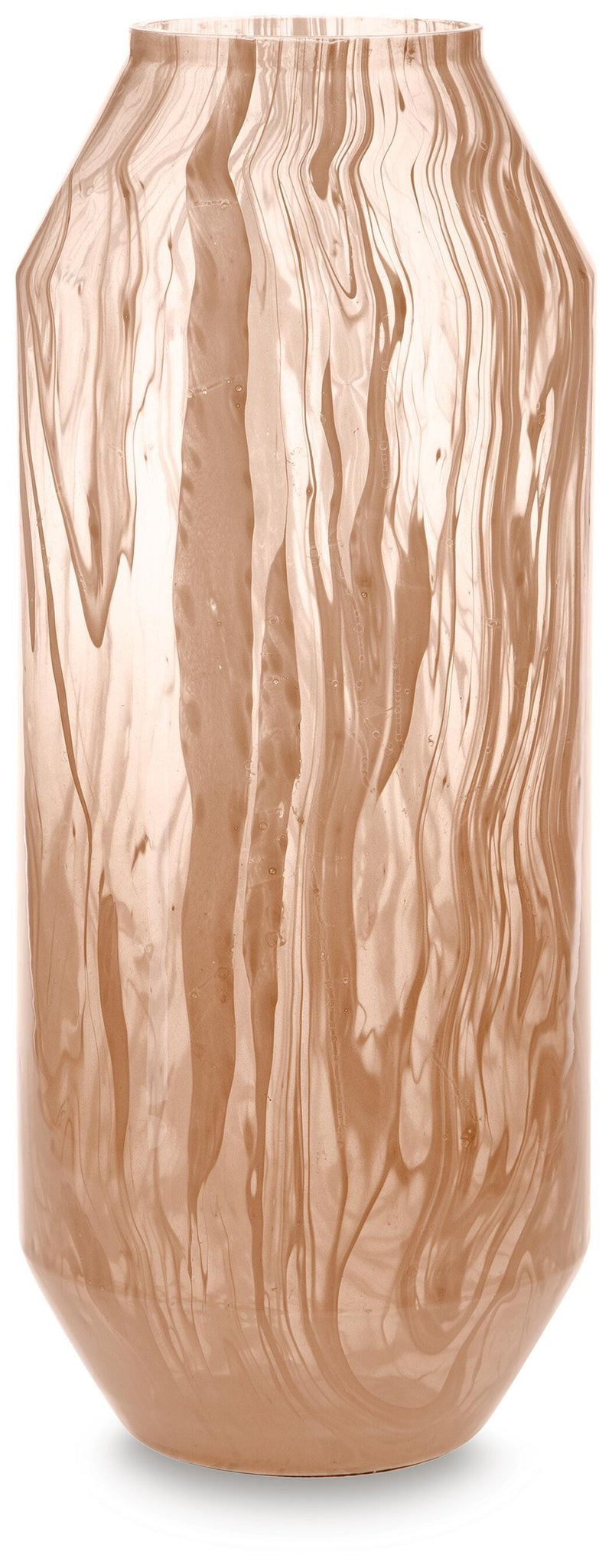 Ashley Furniture Dushby Vase with a modern design, featuring a sleek, textured surface in neutral tones.