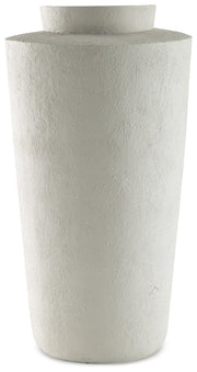 Ashley Furniture Flurinworth Vase, decorative ceramic vase with intricate pattern, ideal for home decor or floral arrangements.