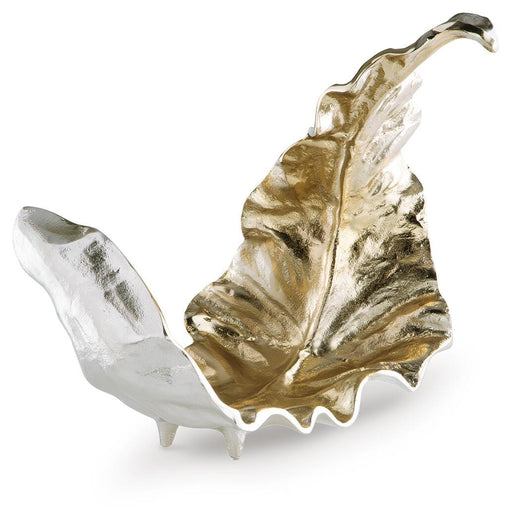 Ashley Furniture Darinsen sculpture tray with intricate carved design, displayed on a neutral surface.
