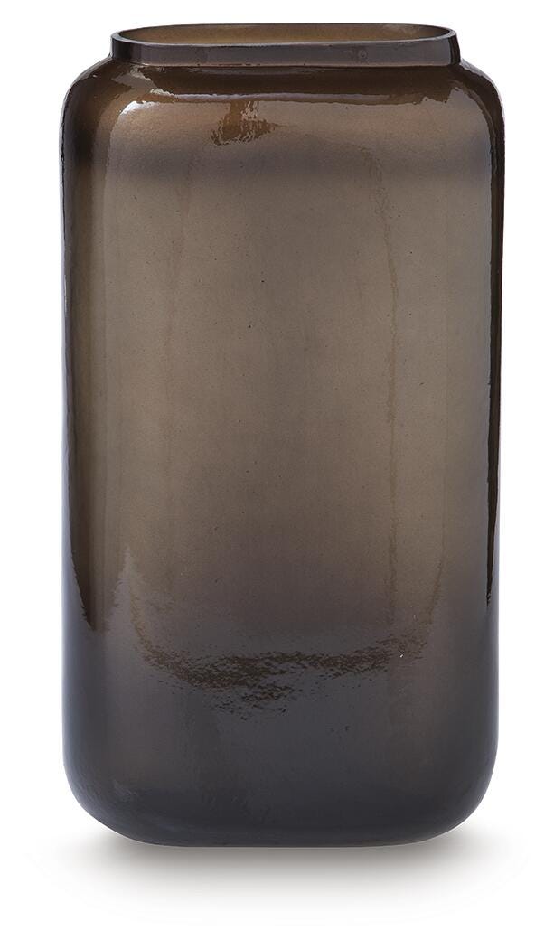 Ashley Furniture Sumner Vase, a stylish ceramic vase with a textured finish and neutral tones, perfect for home decor.